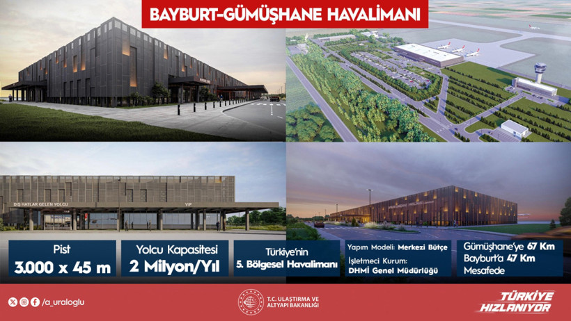 2 milyon yolcu kapasitesiyle Türkiye'nin 5'inci bölgesel havalimanı geliyor