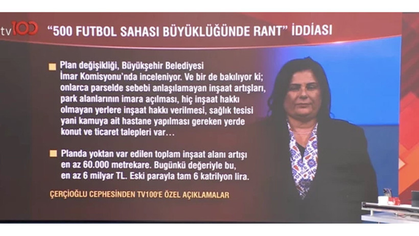 Çerçioğlu'ndan tv100'e özel yeni açıklama! İzmir'den mi aday olacak? "500 futbol sahası büyüklüğünde rant” iddialarına yanıt verdi - Resim : 2