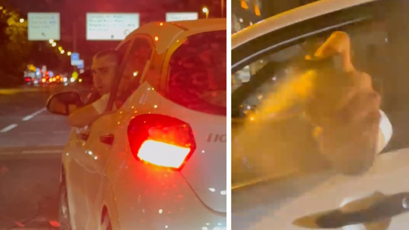 Trafikte tartıştığı kadının yüzüne biber gazı sıktı! Üsküdar’da dehşet: O anlar anbean kamerada