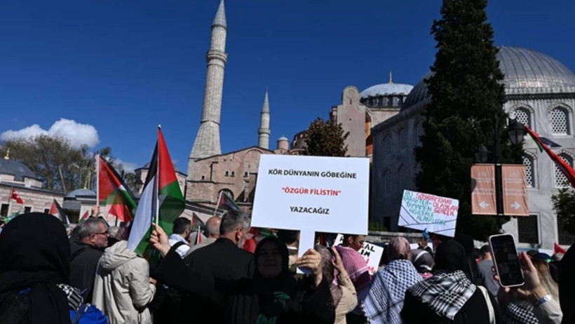 Türkiye Filistin için ayağa kalktı! 81 ilde Gazze'ye destek gösterisi...