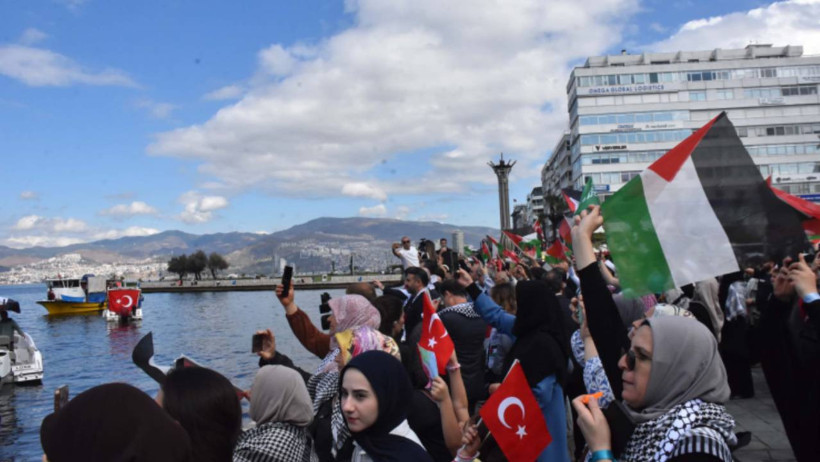 Türkiye Filistin için ayağa kalktı! 81 ilde Gazze'ye destek gösterisi... - Resim : 2