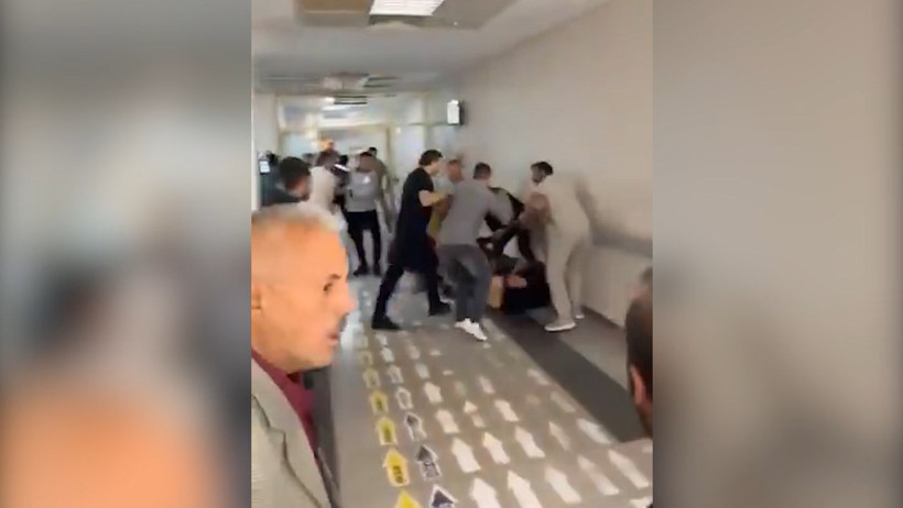 Husumetli aileler hastanede dehşet saçtı!