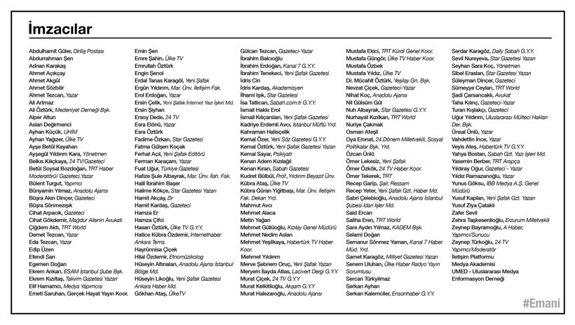 180 gazeteci ve akademisyenden ortak bildiri: Irkçı medyayı lanetliyoruz - Resim : 2