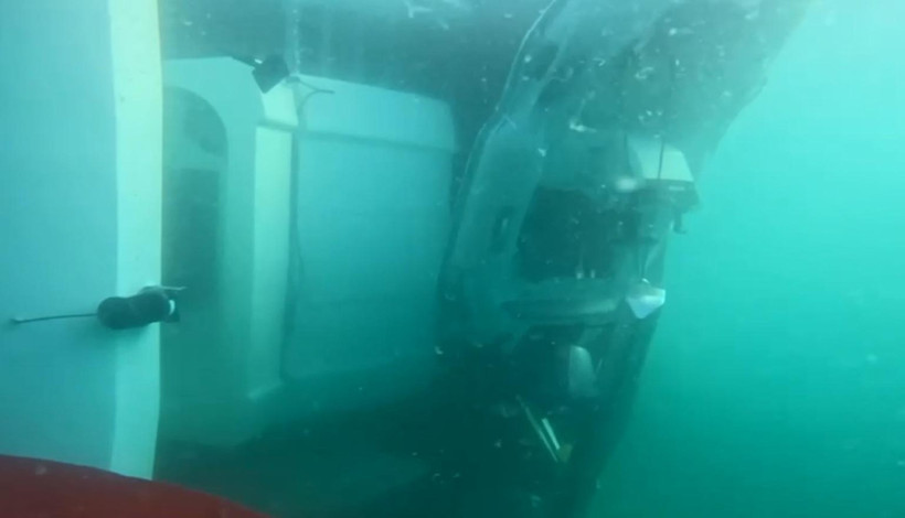 Lüks yat batmıştı: Görüntüleri ortaya çıktı