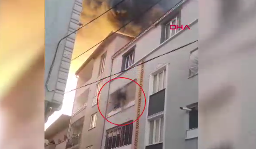Önce torununu sonra kendini atmıştı: Korkunç anların görüntüsü ortaya çıktı