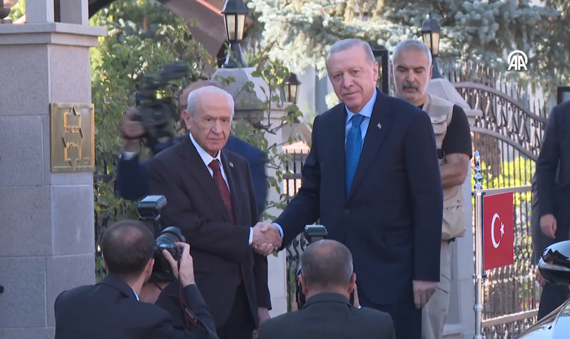 Ankara'da kritik görüşme! Erdoğan'dan Bahçeli'ye ziyaret... Ne konuşuldu? - Resim : 3