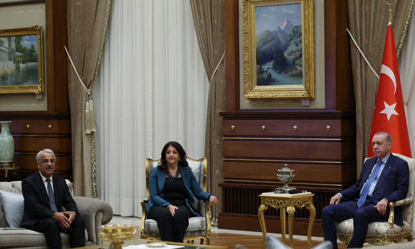 Beştepe'de kritik görüşme! Erdoğan - DEM Parti heyetini kabul etti - Resim : 4