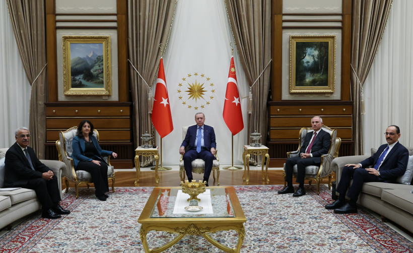 Beştepe'de kritik görüşme! Erdoğan - DEM Parti heyetini kabul etti - Resim : 3