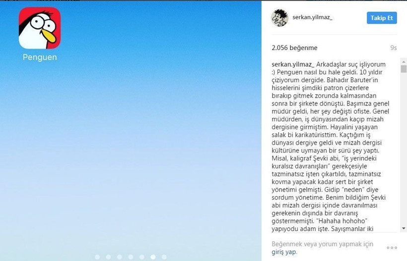 Penguen'in 10 yıllık çizeri: Dergi neden mi kapanıyor?