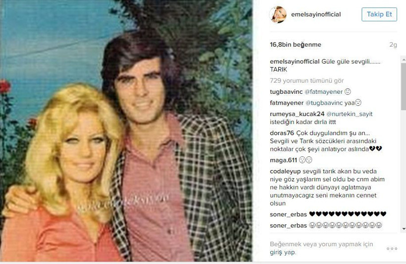 Emel Sayın’dan Tarık Akan'a duygusal veda!