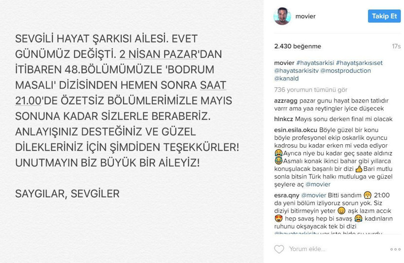 Hayat Şarkısı devam edecek mi? Yönetmeni açıkladı!