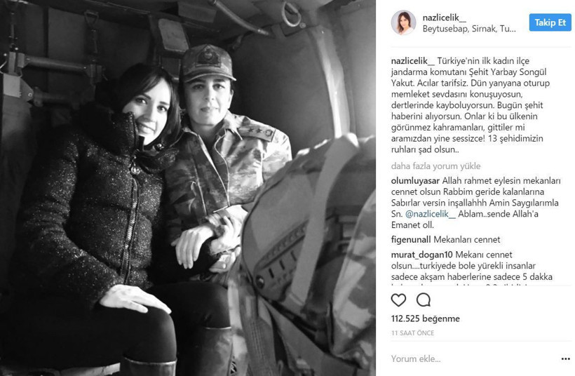 Nazlı Çelik'i hüzne boğan haber