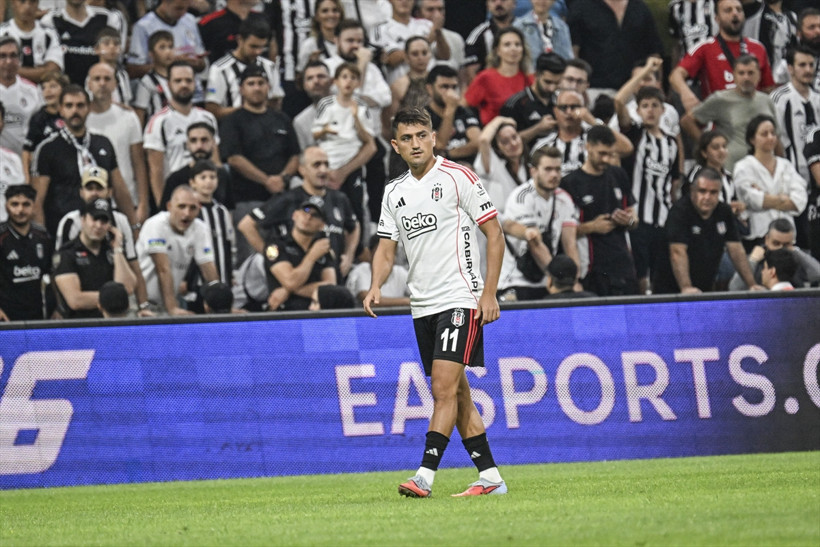 Dolmabahçe'de olaylı maç: 2 kırmızı kart çıktı! Cengiz Ünder'in golü galibiyeti getirdi