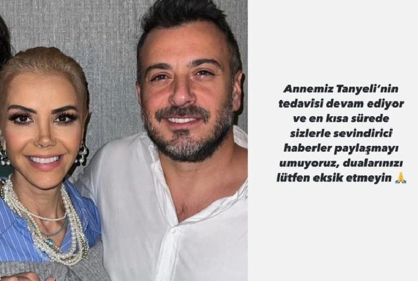 Entübe edilen Tanyeli'nin oğlundan paylaşım