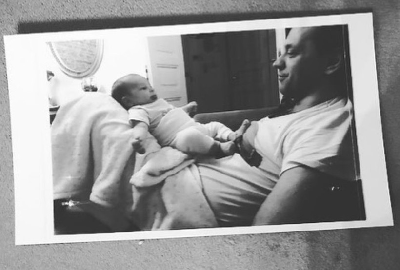 Kaan Tangöze ile kızından ilk kare