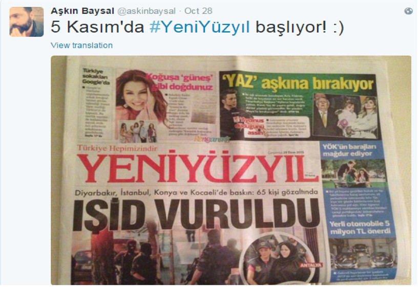 Yeni Yüzyıl gazetesinin yayın yönetmeni hangi isim oldu?