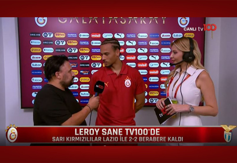 Galatasaray'ın yeni transferleri Leroy Sane tv100'e konuştu: "Yeni bir şampiyonluk getirmek için buradayım"
