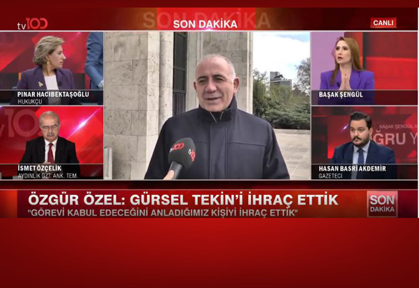 İhraç kararına Gürsel Tekin’den jet yanıt: "Beni ihraç edemezsiniz" İlk kez tv100'e konuştu