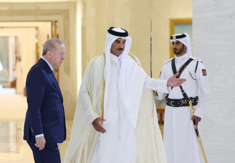 Cumhurbaşkanı Erdoğan, Katar Emiri ile görüştü! İşte masadaki konular