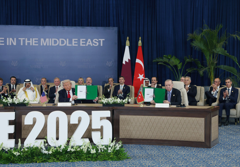 Dünyanın gözü bu zirvede! Mısır'daki Gazze Zirvesi'nde imzalar atıldı - Resim : 5