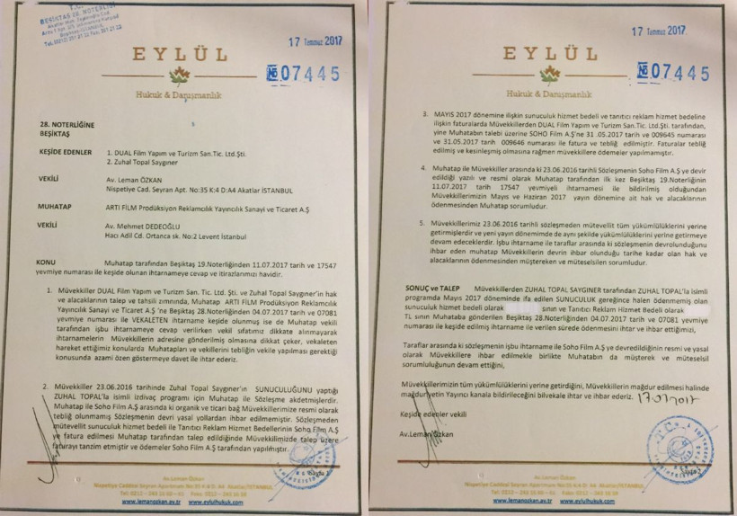 Programı kaldırılan Zuhal Topal'dan ilk açıklama