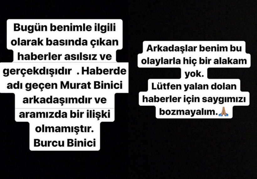 Burcu Binici'den o iddialara yanıt!