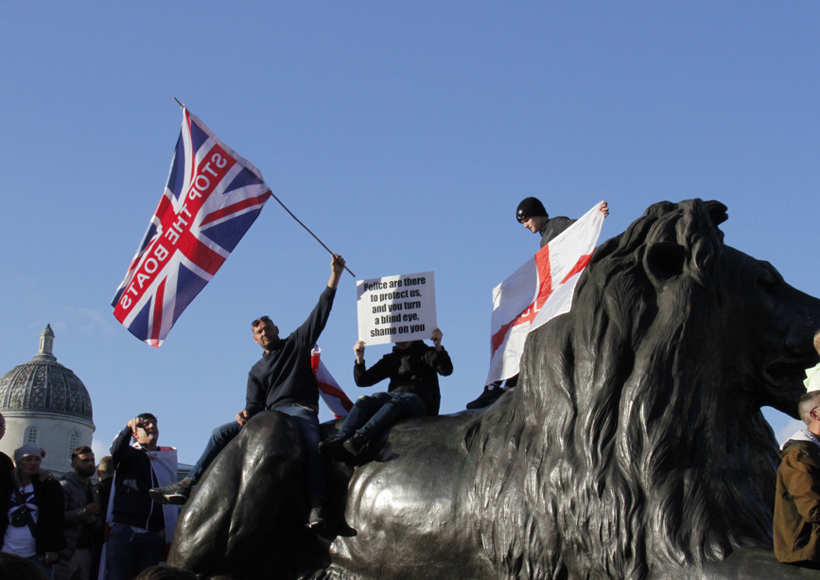 Londra'daki protesto ortalığı karıştırdı! Çok sayıda polis yaralandı… - Resim : 2