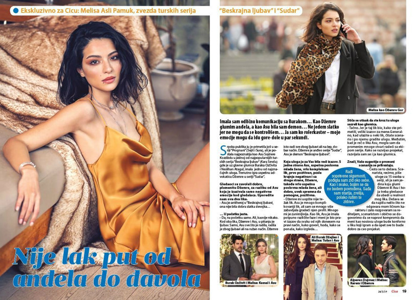 Çarpışma'nın yıldızı Melisa Aslı Pamuk Sırbistan dergisine kapak oldu - Resim : 3