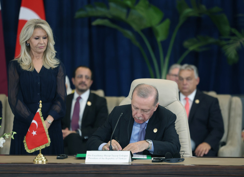 Dünyanın gözü bu zirvede! Mısır'daki Gazze Zirvesi'nde imzalar atıldı - Resim : 3