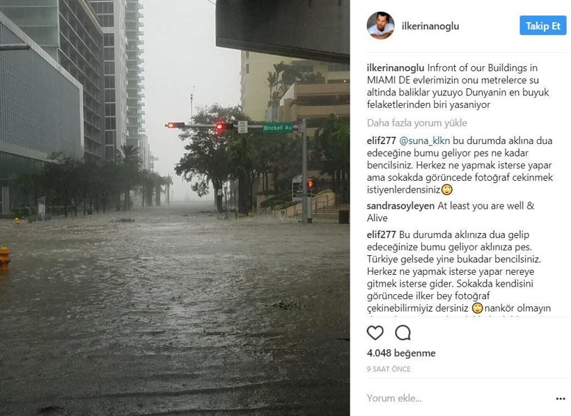 Ünlü oyuncu, Irma dehşetini yaşadı!