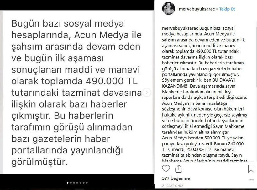 Merve Büyüksaraç'tan o haberlere itiraz! - Resim : 3