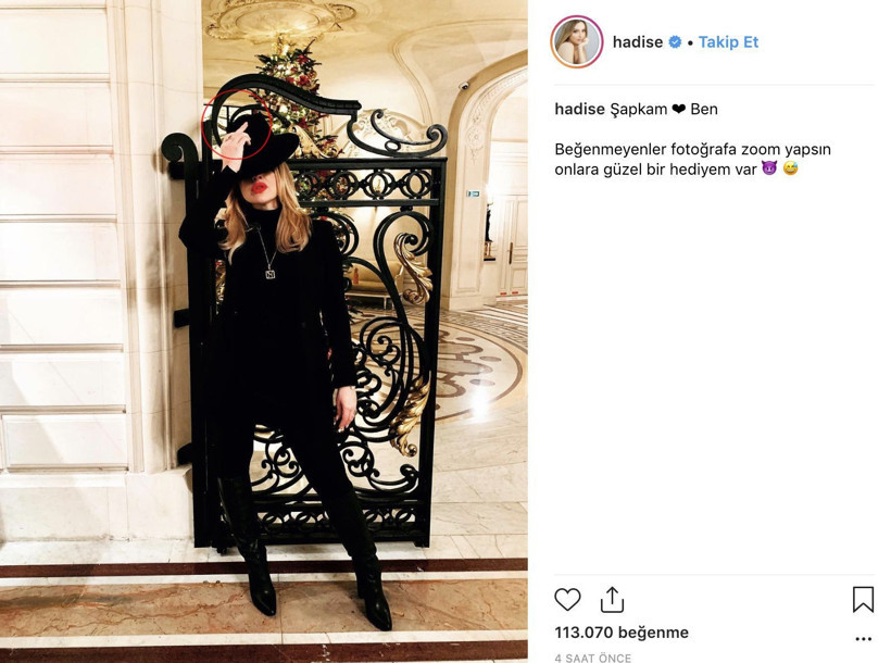 Hadise'nin şok hareketine tepki yağdı!