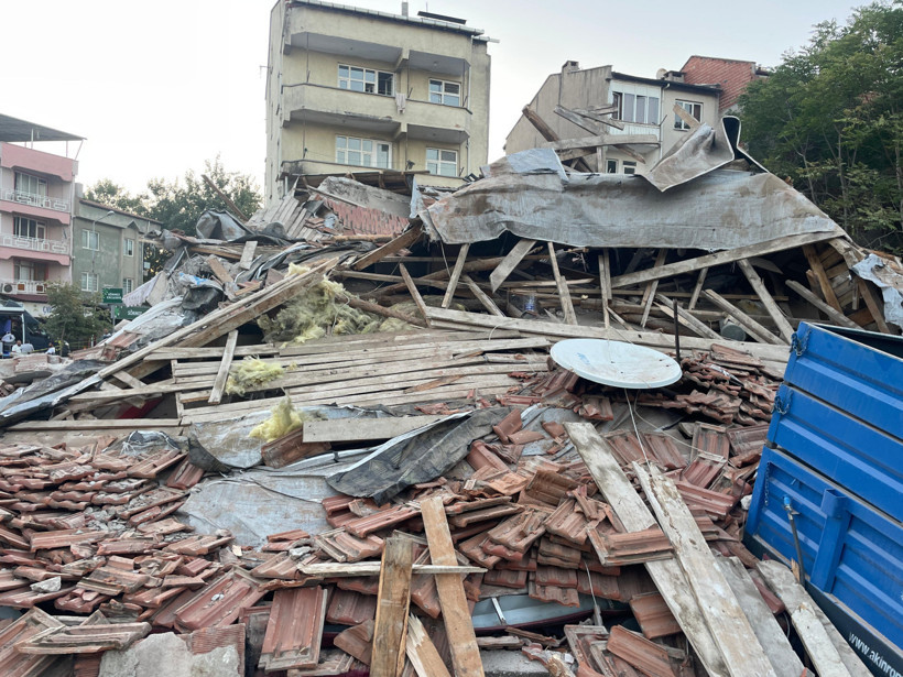 Hava aydınlanınca felaket ortaya çıktı! Depremin etkisi drone ile görüntülendi