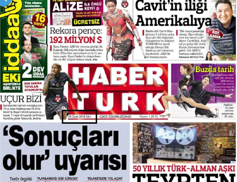 Habertürk gazetesi 'tarihi hata' için özür diledi!