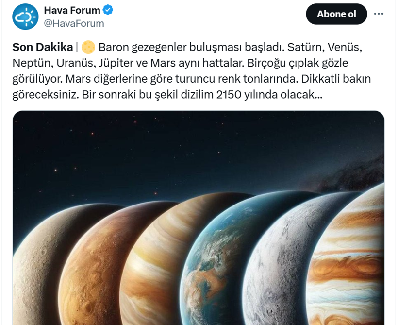 KAÇIRMAYIN! Bir Sonraki Buluşma 125 Yıl Sonra