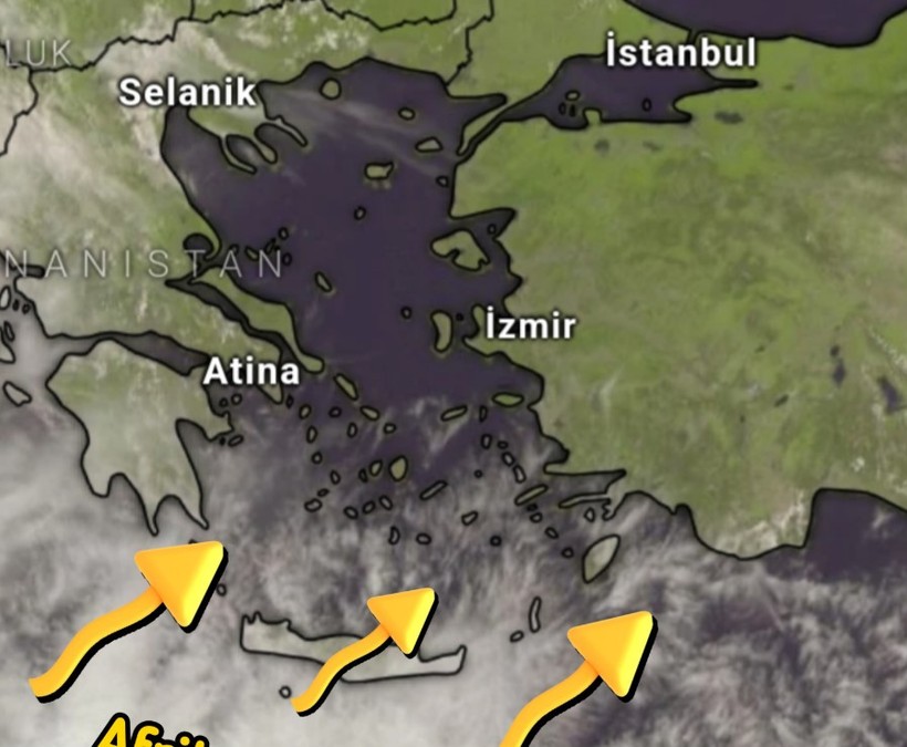 İstanbul, İzmir, Muğla, Bursa Dahil Birçok İli Vuracak. Libya'dan yola Çıktı