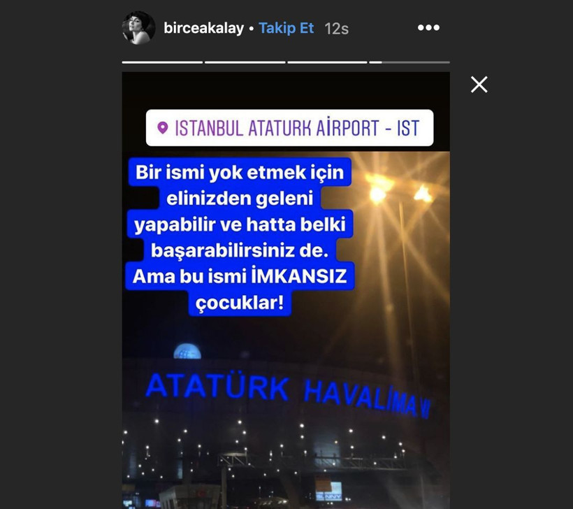 Birce Akalay’dan Atatürk mesajı: 'Bu ismi yok etmeniz imkansız'