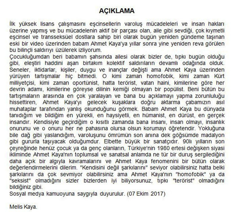 Ahmet Kaya'nın kızı o haberlere isyan etti!