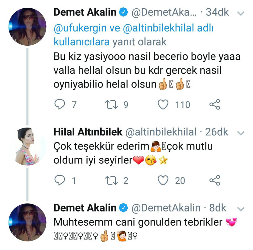 Bir Zamanlar Çukurova'nın başrol oyuncusuna Demet Akalın'dan övgü - Resim : 2