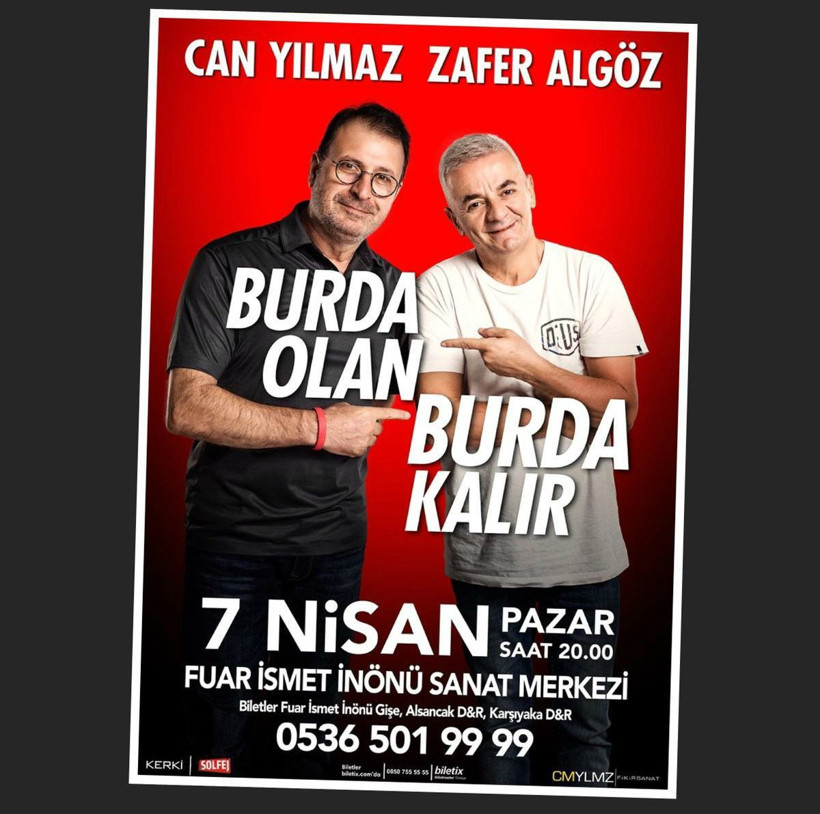 'Burda Olan Burda Kalır' Türkiye prömiyerini İzmir'de yapacak!