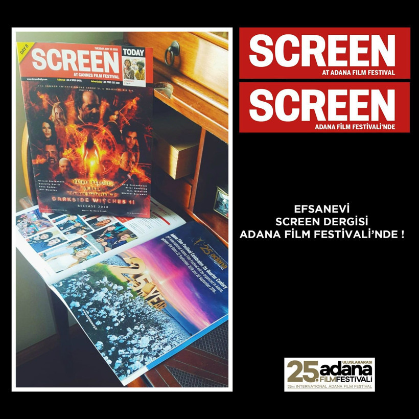 Efsanevi Screen dergisi, Adana Film Festivali’nde!
