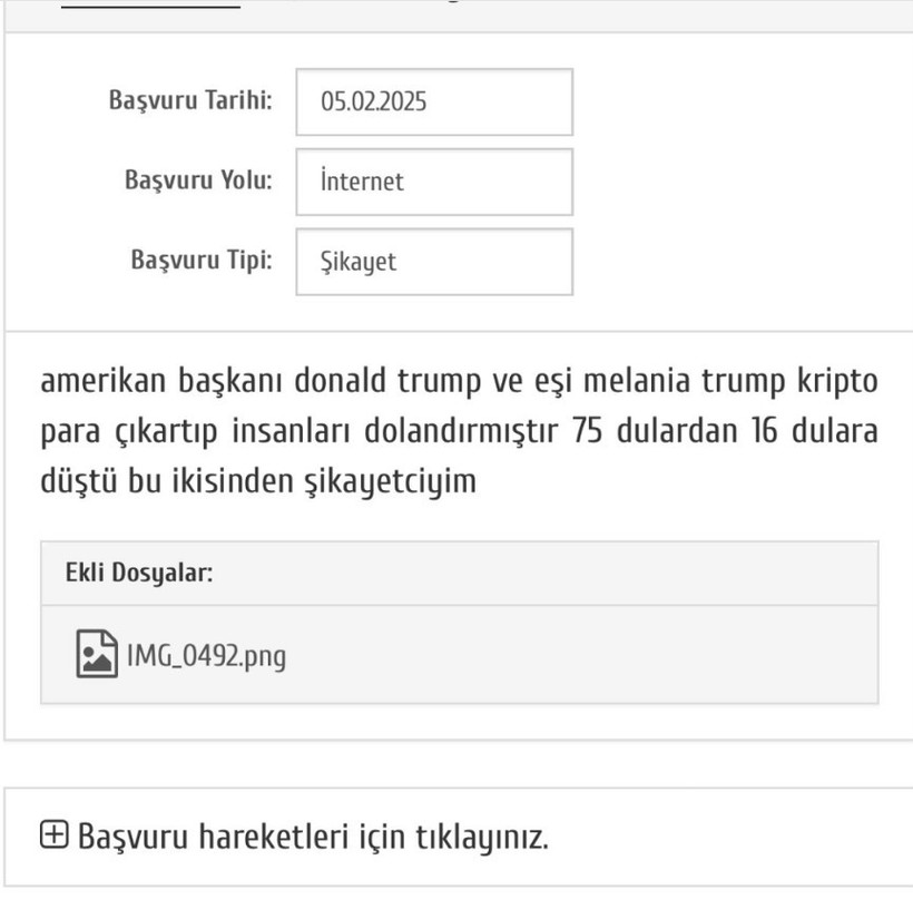 Bir vatandaş Donald Trump'ı CİMER'e şikayet etti!