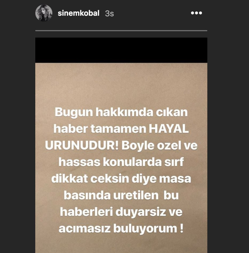 Sinem Kobal'dan flaş açıklama! Bebeğini mi düşürdü?