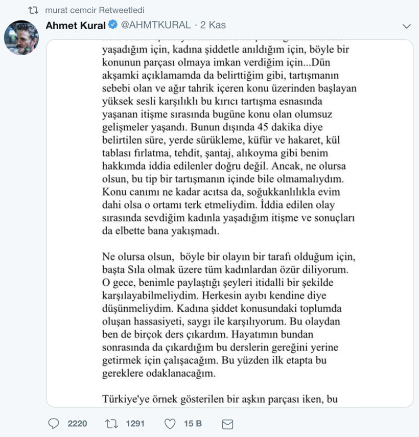 Tavrı merak ediliyordu... Murat Cemcir'den 'Ahmet Kural' paylaşımı! - Resim : 2