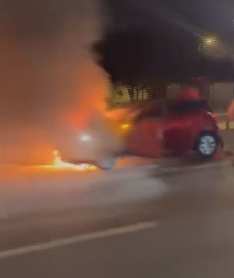 Pendik'te otomobil küle döndü!