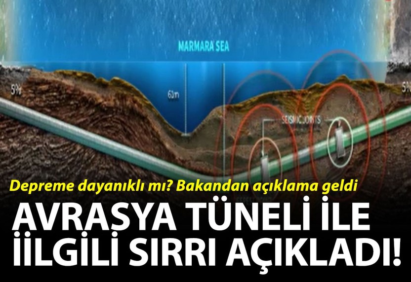 Avrasya Tüneli’nin sırrını paylaştı. Kimse bilmiyordu. Avrasya Tüneli depreme dayanıklı mı? Ulaştırma ve Altyapı Bakanı Abdulkadir Uraloğlu: Sismik bilezikler kullanıldı