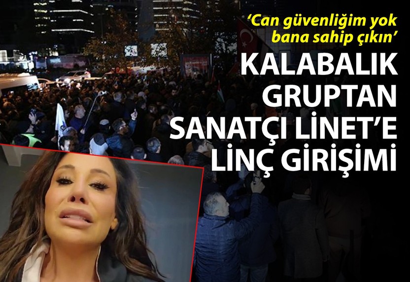 Protesto edilen İsrail asıllı Linet gözyaşlarıyla seslendi: Can güvenliğim yok