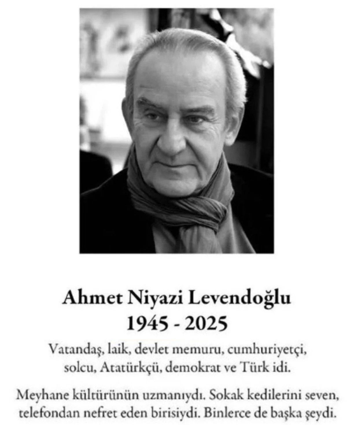 Ahmet Levendoğlu'nun cenazesi toprağa verildi! Vasiyeti unutulmadı